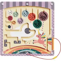 TOPBRIGHT EINHORN FANTASIE LABYRINTH Magnetspiel ab 36 Monate, Bunt