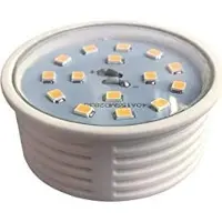 LED line 10x 5W Slim LED Einbauleuchte Warmweiß 400lm 20mm Höhe 230V Ø50mm Einbaustrahler