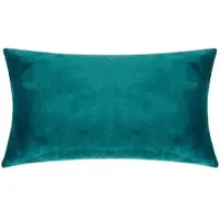 PAD Dekokissen "Smooth", petrol, unifarben, B:25cm H:2cm L:50cm, Polyester, Dekokissen_Sitzkissen_Kissenhüllen, Dekokissen, Perfekte Farbabstimmung
