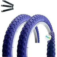 Bike-parts 2 x Roverstone 20" Fahrradreifen Dunkelblau 54-406 (20x2,125) inkl. maxxi4you Reifenheber