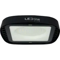 LED line LITE HighBay Hallenleuchte 200W | IP65 Schutzart | 4000K Neutralweißem Licht | 20000lm, 32,6 x 32,6 x 6,4 cm