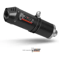 MIVV Oval Kawasaki Z750 2004-06 K.011.l3c Homologierter Slip On Schalldämpfer