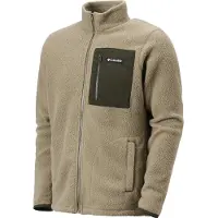 Columbia Men's Jasper Ridge Pebbled Fleece Jacket stone green, greenscape (397) M