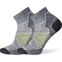 Smartwool Socken Run Zero Cushion Ankle Socks Medium Gray-L