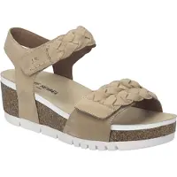 Josef seibel Sandale "Quinn 22, beige", Damen, Gr. 37, beige, Obermaterial: 100% Rindsleder Leather cow., Schuhe Sandale
