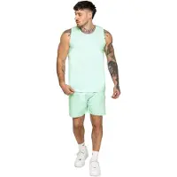 Enzo | Herren Gym-Trainingsanzug mit Weste und Shorts