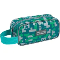 Baagl Etui - Federmäppchen Minecraft Silver Creeper