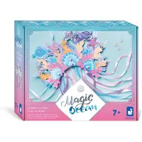 Janod Magic Ocean - Bastelset Tiara für Kinder - Meerjungfrau Thema