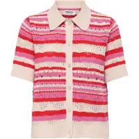 ONLY Cardigan in Pink/ Beige - XL