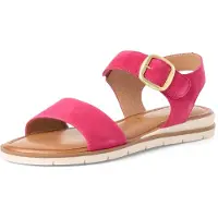 Tamaris Damen Sandale Leder sportliche Laufsohle TOUCHit Fußbett 1-28133-44, Größe:41 EU, Farbe:Pink