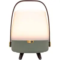 Kooduu Lite-up PLAY Mini, 8 W, Kabellos, USB Typ-C, Tragbarer Mono-Lautsprecher, Sand, Weiß, Holz, andere