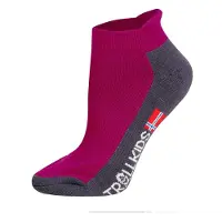 TROLLKIDS Hiking II Low Cut Socken Kinder pink/grau EU 27-30 2023 Socken