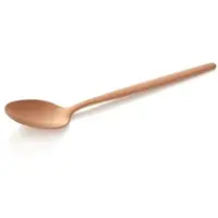 WAS Germany - Espressolöffel Set ALEX BRONZE, mit bronze, matter PVD Beschichtung, 11 cm, Set á 12 Stück, Chromnickelstahl 18/10