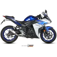 MIVV Mk3 Yamaha Yzf R25 2015-24/mt-03 2016-23/r3 2015-24 X.ya.0008.sm3x Nicht Homologiertes Vollständiges Auspuffsystem