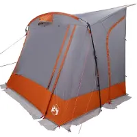 vidaXL Heckklappenzelt Personen 285 x 255 x 245 cm Grau und Orange
