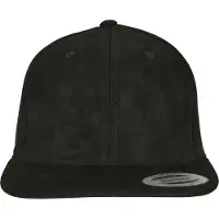 Flexfit Suede Leather Snapback Kappe
