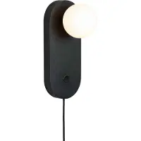 Good&Mojo - Wandlampe Java - Schwarz - Ø12.5x30cm