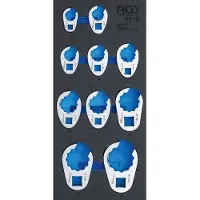 Bgs Tool Tray 1/3: Crowfoot Spanner Set, 2484 mm, 2,48 kg