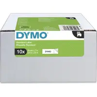 Dymo Standard-etikett D1 Klebeband 19 X7 M 10 Einheiten