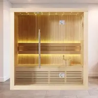 EAGO AWT Sauna E1113A Hemlock 180x105cm Ohne Ofen