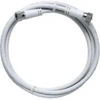 Axing MAK35080 3.5m F-Typ F-Typ Weiss Koaxialkabel
