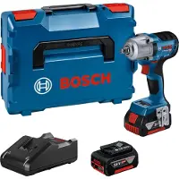 Bosch Akku-Drehschlagschrauber GDS 18V-450 HC, 2 x Akku GBA 18V 5.0Ah in L-BOXX