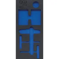 Bgs 4124-1 1/3 Werkstattwageneinlage, leer für: Reifen-Reparaturset, 54-tlg.