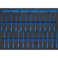 Bgs 4033 3/3 Werkstattwageneinlage: Zierleistenkeil- und Schaber-Set, 27-tlg.