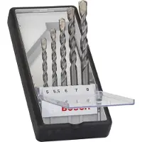 Bosch 5-tlg. CYL-3 Betonbohrer-Set, Robust Line, 5-8 mm