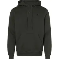 G-Star Kapuzensweatshirt "Premium Hoody", Herren, Gr. XL, grau (graphite), Sweatware, Obermaterial: 55% Baumwolle, 45% Polyester, unifarben, normal, Bündchen, Sweatshirts Kapuzensweatshirt