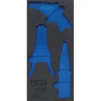 Bgs 4028-1 1/3 Werkstattwageneinlage, leer für: Abisolierzangen