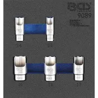 Bgs Tool Tray 1/6: Special Sockets for elbow connectors, 560 mm, 560 g
