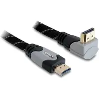 DeLOCK 5m High Speed HDMI 1.4, 5 m, HDMI Typ A (Standard), HDMI Typ A (Standard), 4096 x 2160 Pixel, 3D, Schwarz, Grau