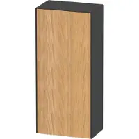 Duravit Halbhochschrank White Tulip 40x24x88cm, 1 T, An L, E N gra s-matt