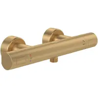 Villeroy & Boch V&B V&B Brausethermostat Uni. Taps& Fittings rund, Wandmontage, brushed gold