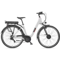 Telefunken "Multitalent RC826" 7 Gang Shimano Shimano Tourney Schaltwerk Kettenschaltung Frontmotor 250 W tiefer Einstieg, 28 Zoll, Pedelec, Elektrofahrrad für Damen u. Herren