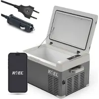 Koel Crate 25 - Kompressor Kühlbox - Auto Kühlbox - 25L - Duale Stromversorgung 12V und 230V