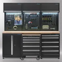Datona Werkstatteinrichtung PREMIUM 200 cm Eiche