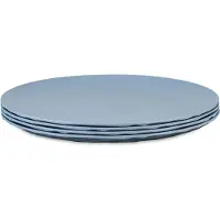 Koziol Speiseteller "CLUB PLATE" Teller Set, 4-tlg., spülmaschinengeeignet, melaminfrei, 260 mm