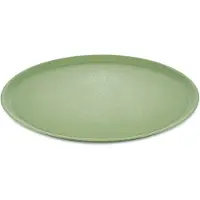 Koziol Speiseteller "CONNECT PLATE Ø 25,5 cm, aus biozirkulärem Material" Teller Set, Spülmaschinengeeignet und melaminfrei, Made in Germany