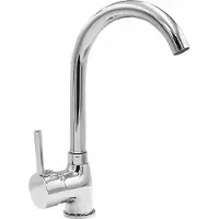 Granitan | NOOK - Küchenarmatur - 360° schwenkbar - Chrom - Messing - Küchenwasserhahn