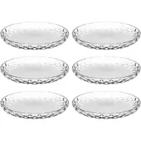 Leonardo Dessertteller "Cucina Optic" Teller Set, Glas, Ø 18 cm