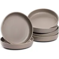 Leonardo Teller Roma Taupe 20 cm (Set von 6 Stück)