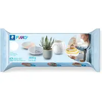 Staedtler FIMOair 8102 lufttrocknende Modelliermasse Einzelprodukt, weiß