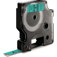 Dymo 40919 (S0720740) - (9 mm) - Schwarz auf grün - Tape