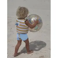 Sunnylife Schwimmweste Kinder Sid The Seagull Mustard Stripe (3-6 Jahre)
