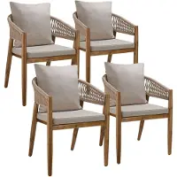 TecTake Gartenstuhl Manacor, Ropedesign