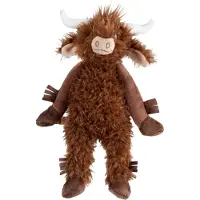 Happy horse Kuscheltier Kuh Cody - weiches Plüsch Highland Rind 30cm braun
