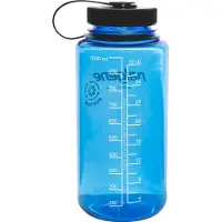 Nalgene Wasserflasche Wide Mouth 1000 ml Slate Blue