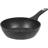 Resto Kitchenware Bratpfanne "Antlia, tiefe Pfanne mit ergonomischem Soft-Touch-Griff" Aluminium 1 Stk. tlg. Marmor-Antihaftbeschichtung, 4-lagig, für alle Herdarten geeignet